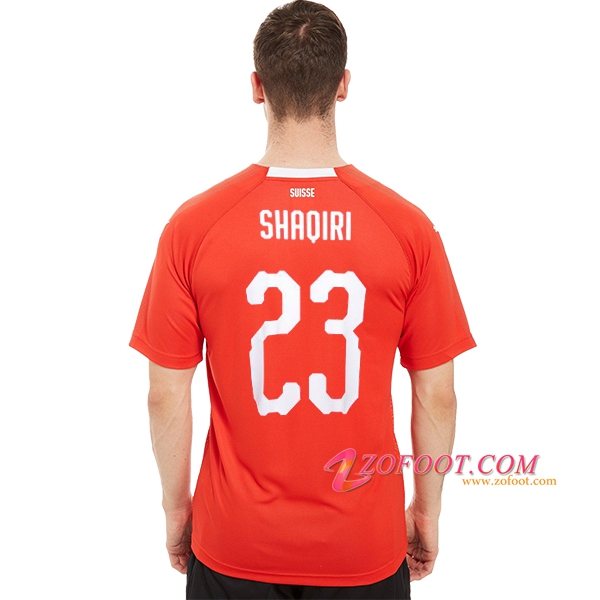 Maillot Equipe Foot de Suisse (SHAQIRI 23) 2018/2019 Domicile