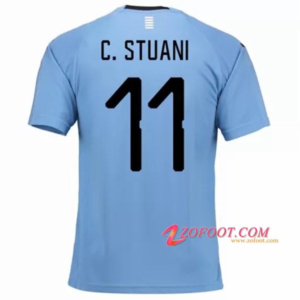 Maillot Equipe Foot de Uruguay (C.Stuani 11) 2018/2019 Domicile