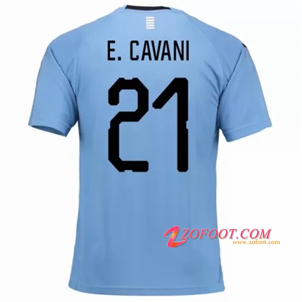 Maillot Equipe Foot de Uruguay (E.Cavani 21) 2018/2019 Domicile