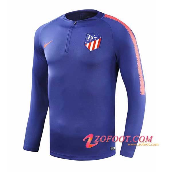 Sweatshirt Training Atletico Madrid Bleu 2018/2019