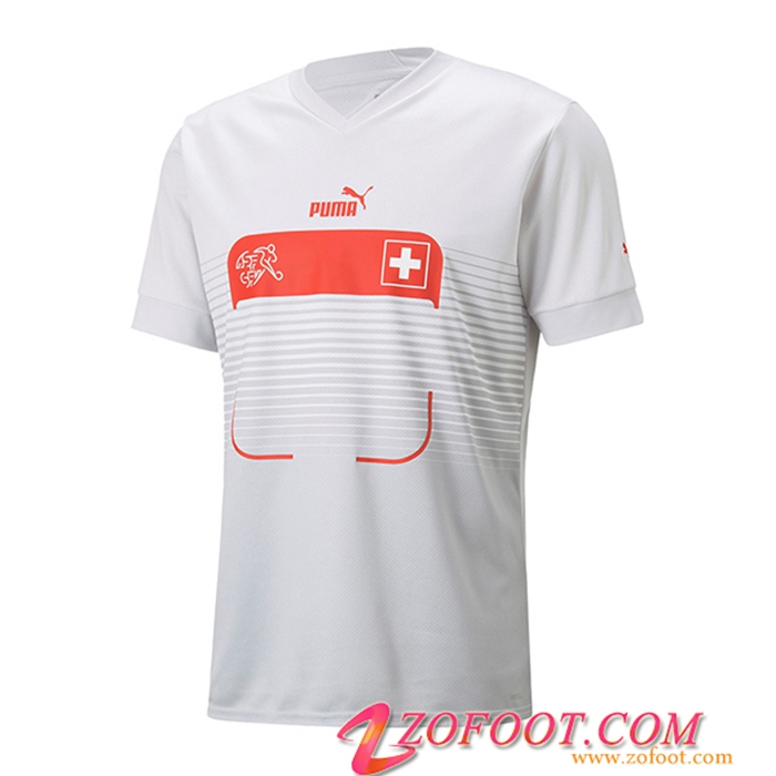 Nouveau Maillot Equipe Foot Suisse Exterieur 2022/2023