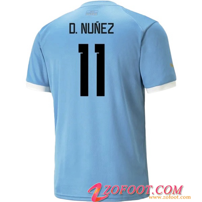 Maillot Equipe Foot Uruguay (D.NUÑEZ #11) 2022/2023 Domicile