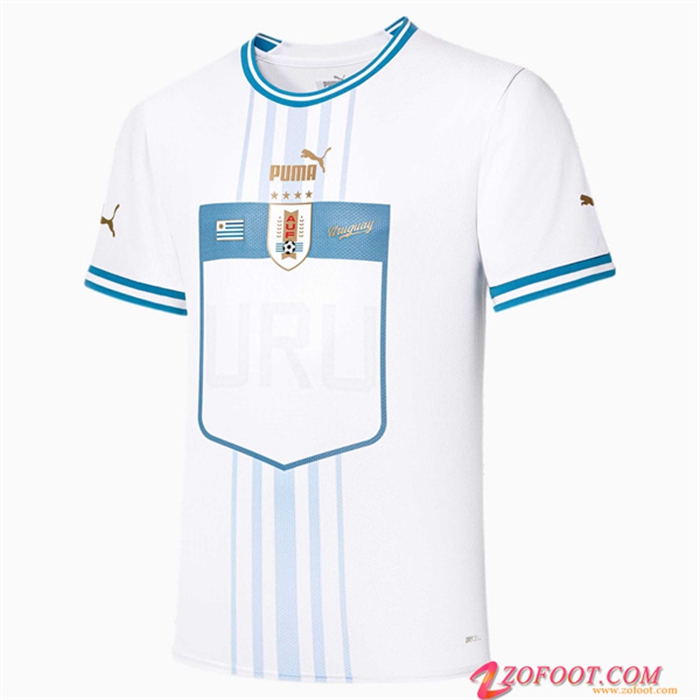 Nouveau Maillot Equipe Foot Uruguay Exterieur 2022/2023
